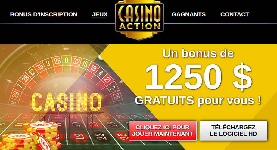 Casino Action site de casino européen en ligne