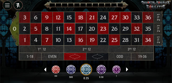 Paris au Jeu Immortal Romance Roulette