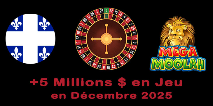 Plus de 5 Millions de Dollars à Gagner au Jackpot Mega Moolah en 2025