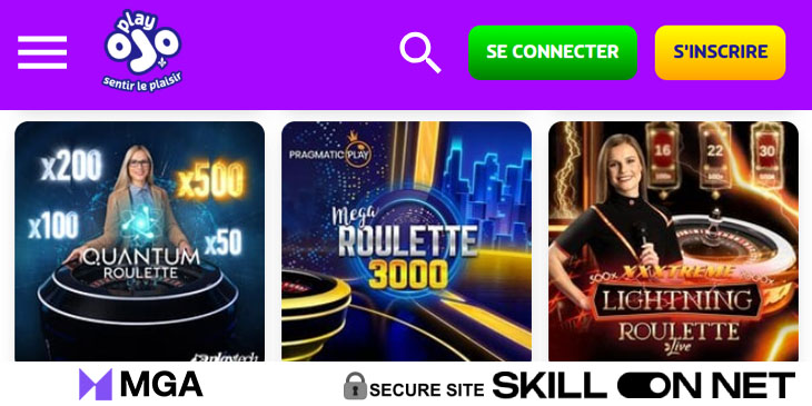 PlayOJO Casino en Français au Canada