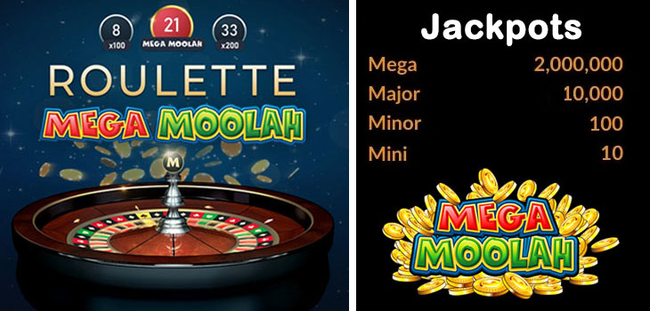 Jackpots Progressifs de 4 Niveaux au Mega Moolah