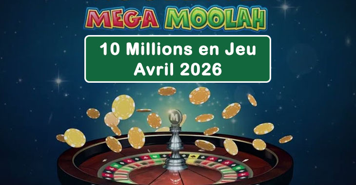 Jackpot Mega Moolah de 10 Millions CA$ en Jeu
