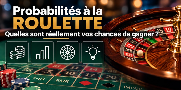 Probabilités à la roulette et chances de gagner selon les différents paris